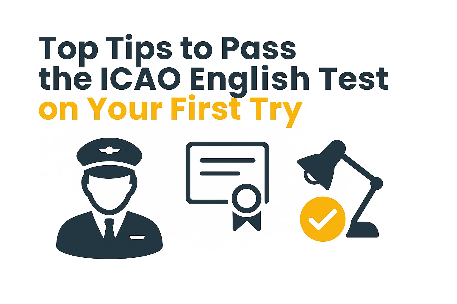 Top Tips to Pass the ICAO English Test on Your First Try